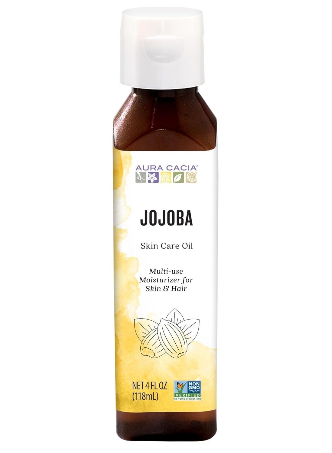 Aura Cacia Natural Skin Care Oil, Balancing Jojoba, 4 Fluid Ounce