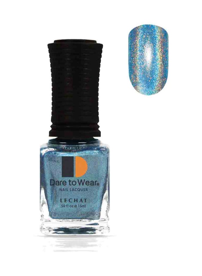 Nail Polish Color Turquoise Holographic Glitter By Lechat Spectra Supernova Sdw06