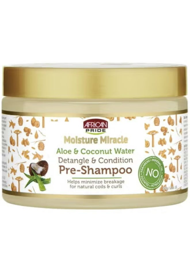 Moisture Miracle Aloe And Coconut Water Pre-Shampoo 340g