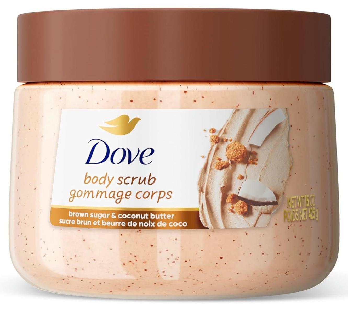 Dove Body Scrub ( brown sugar & coconut butter) 425gm