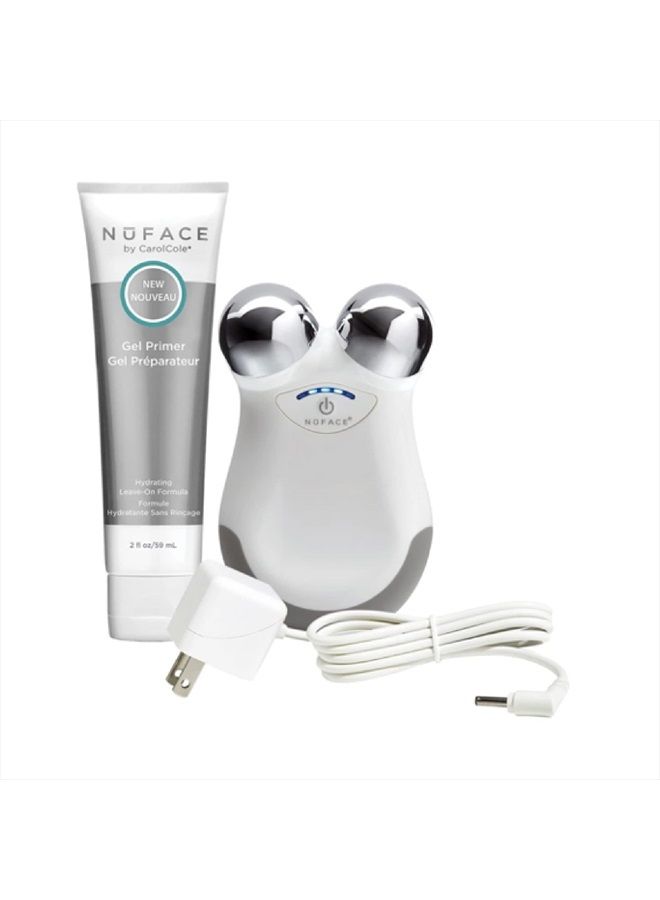 Mini Starter Kit – Mini Facial Toning Device with Hydrating Leave-On Gel Primer, 2 Fl Oz