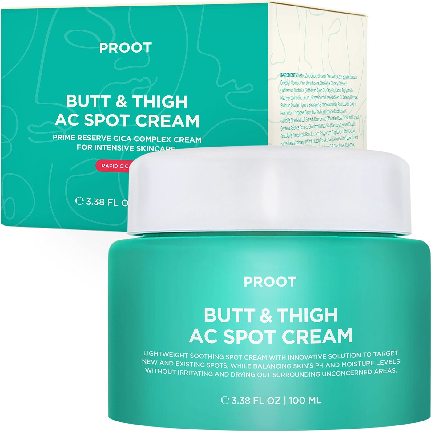 Butt Acne Cream | Buttocks Acne Lotion for Body Blemishes | Body Acne Cream Formulated with Natural Formula | Butt Acne Clearing Treatment Lotion | Butt Acne Spot Cream Targeting Stubborn Blemishes