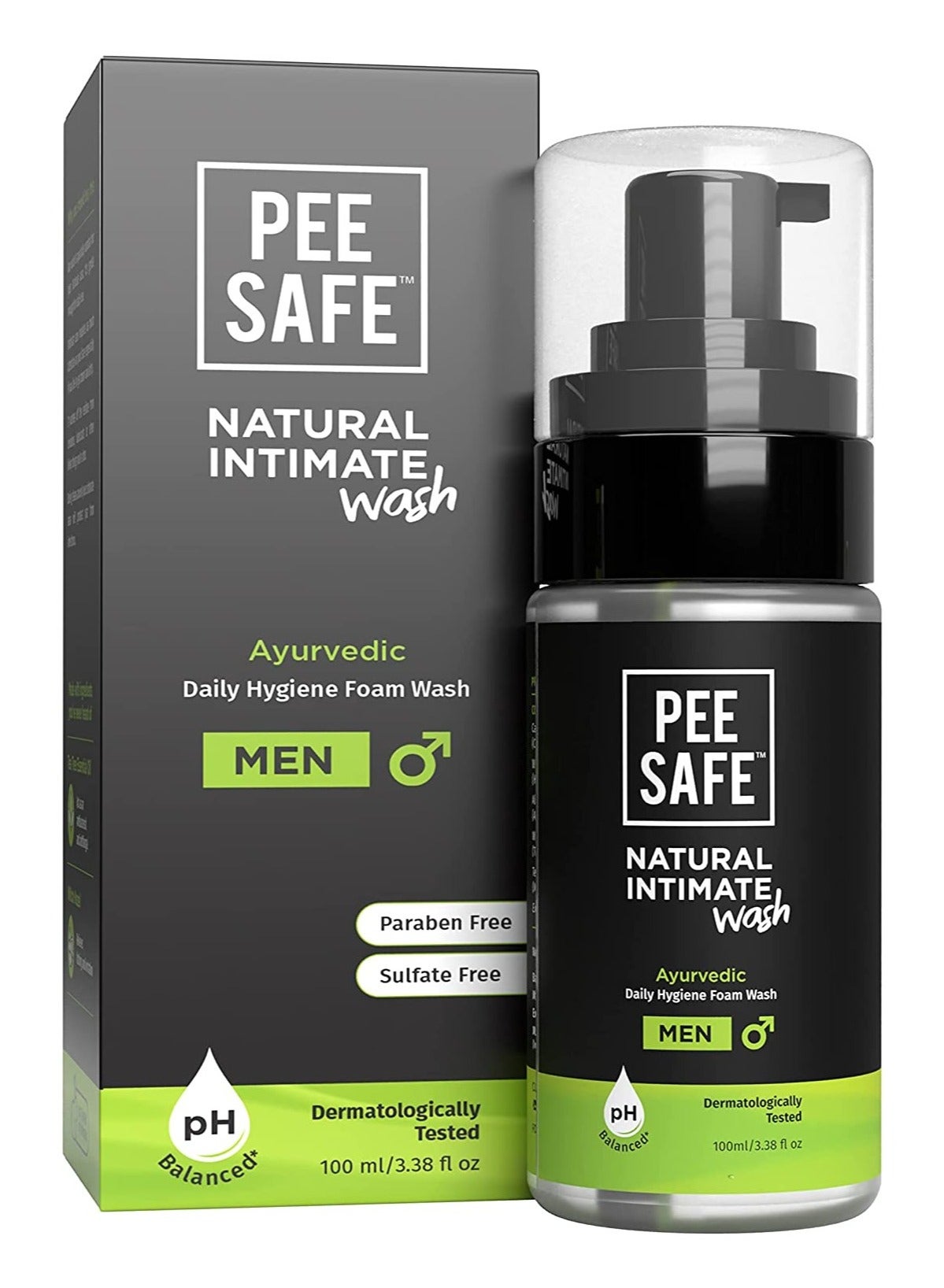 Natural Intimate Wash for Men | with Tea Tree Essential Oil | Ayurvedic | Mens Intimate Wash | Ball Wash for Men | Men Genital Wash | Intimate Wash Men | Mens Ball wash