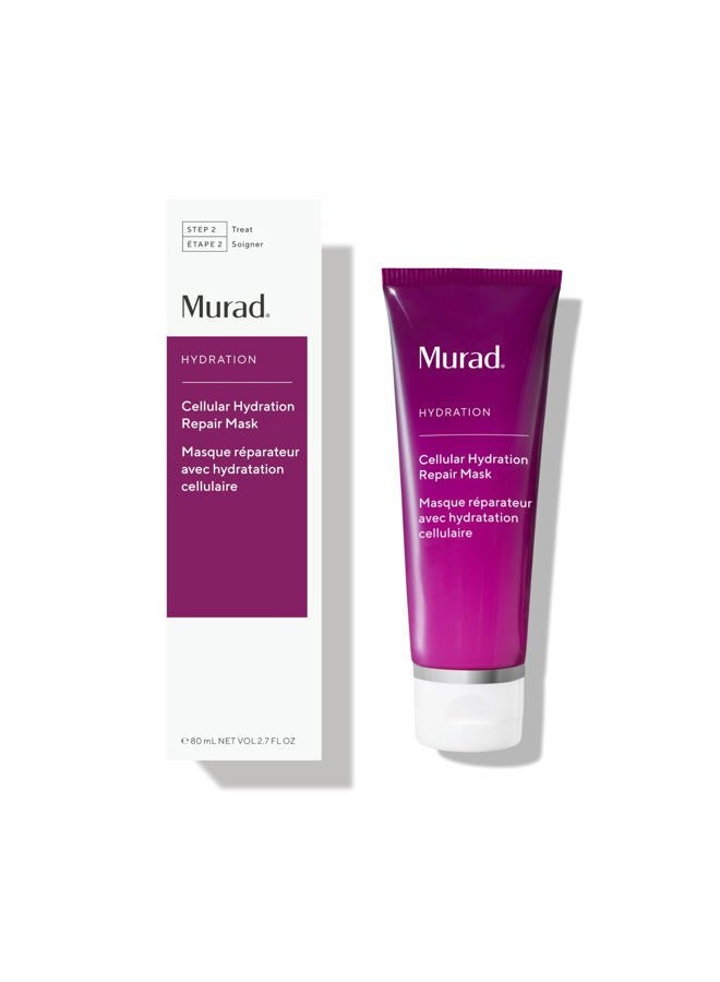 Cellular Hydration Barrier Repair Mask - Hydrating Face Mask, Formulated with Bilberry Omegas, Hibiscus Extract, and Canadian Willowherb, Visibly Repairs Dry, Red, and Rough Skin - 2.7 Fl Oz