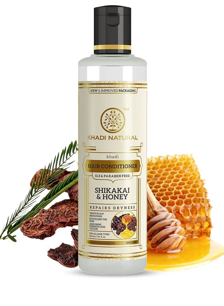 Khadi Natural Shikakai Honey Hair Conditioner   210ml