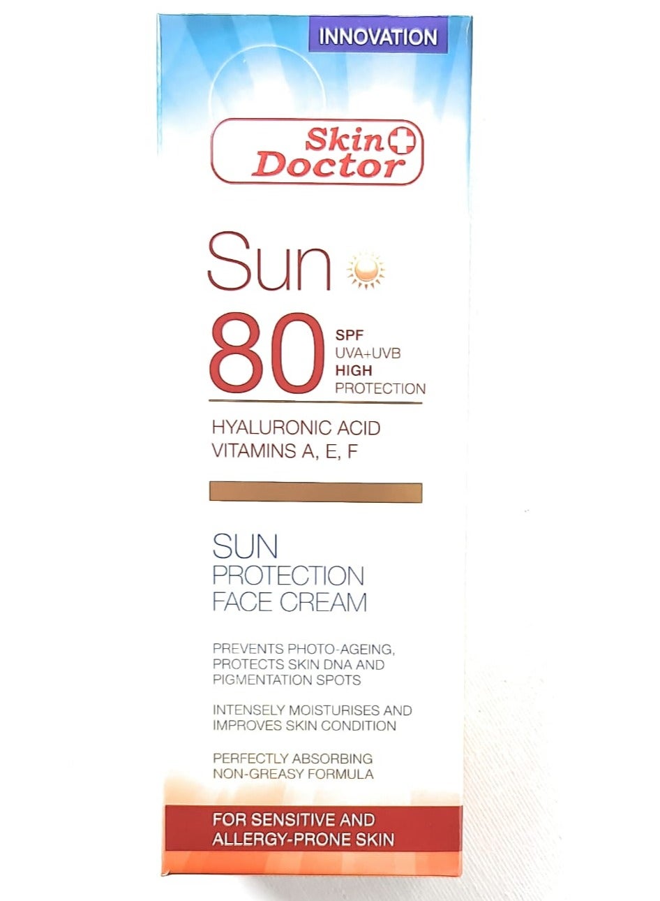 SPF 80 Whitening Sun Protection Face Cream