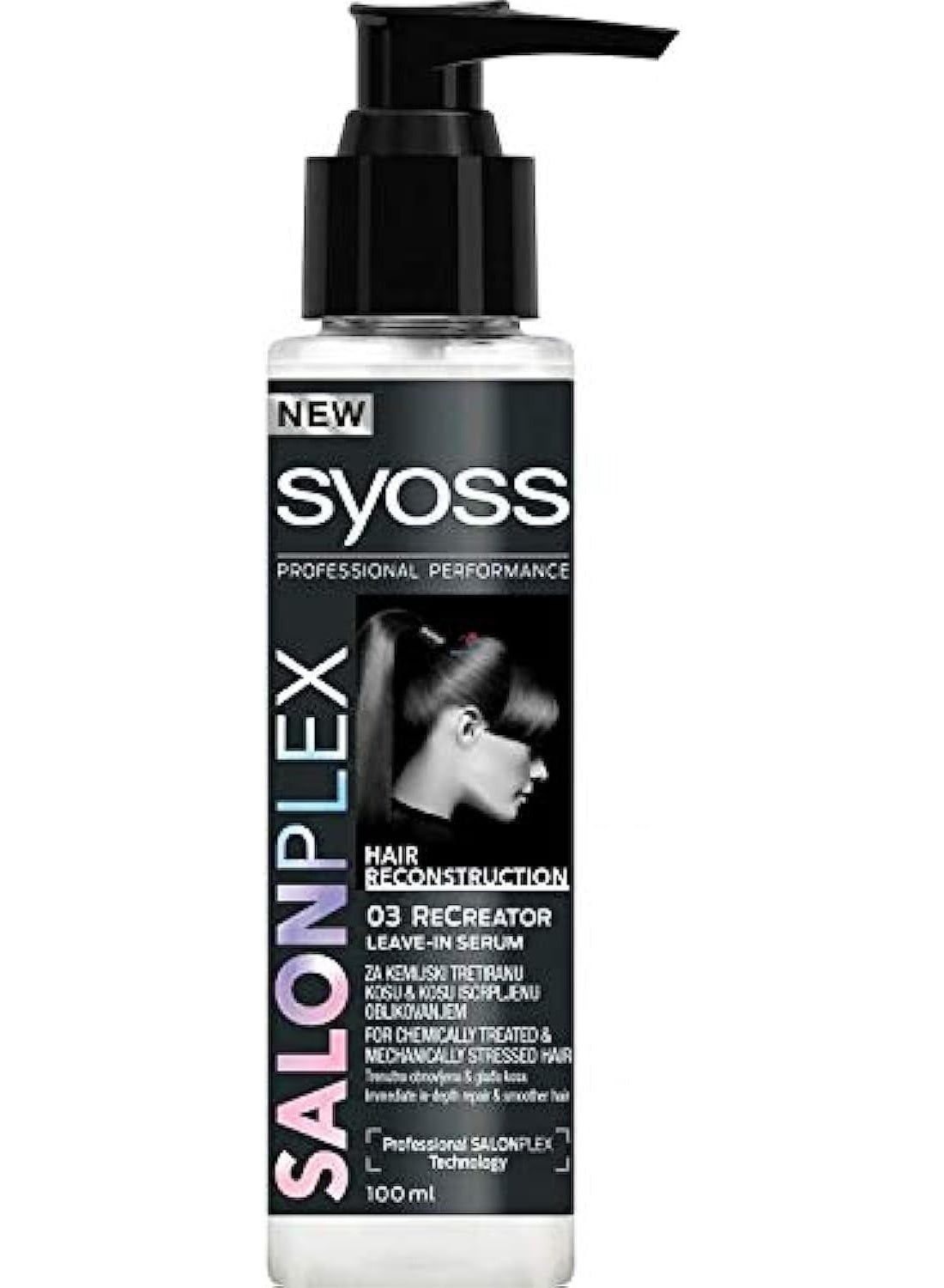 Syoss SalonPlex Hair Recreator Leave-in Spray Serum Oil Damaged Dry hair 100ml