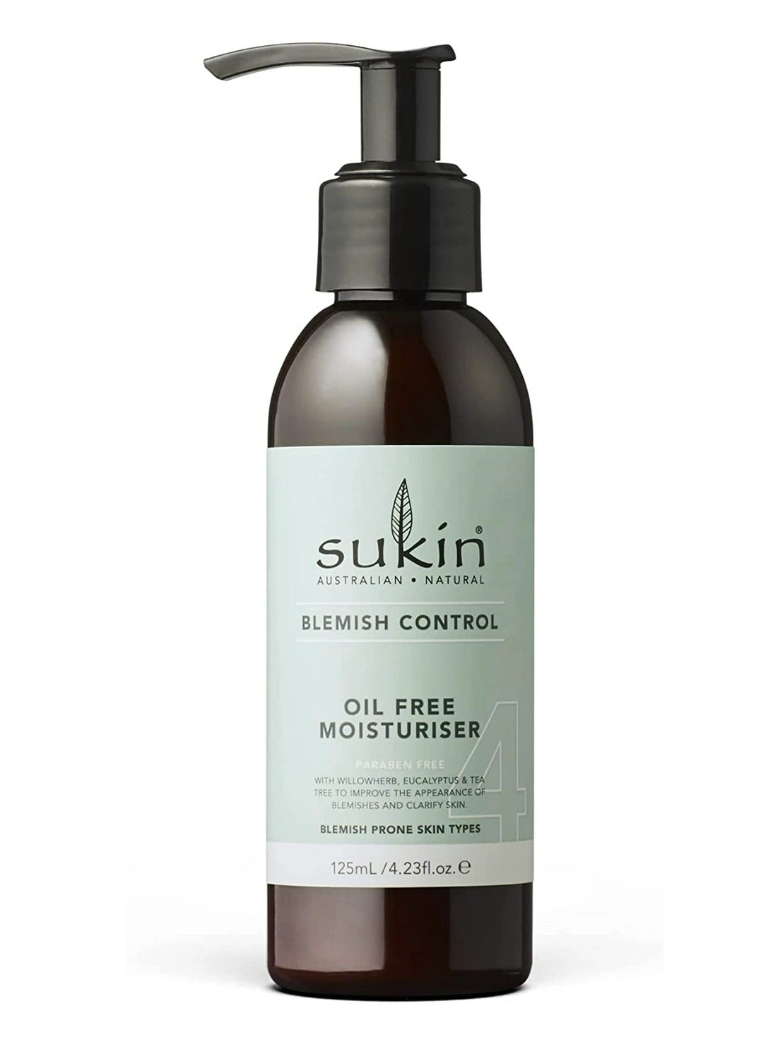 Sukin Blemish Control Oil Free Moisturiser 125Ml