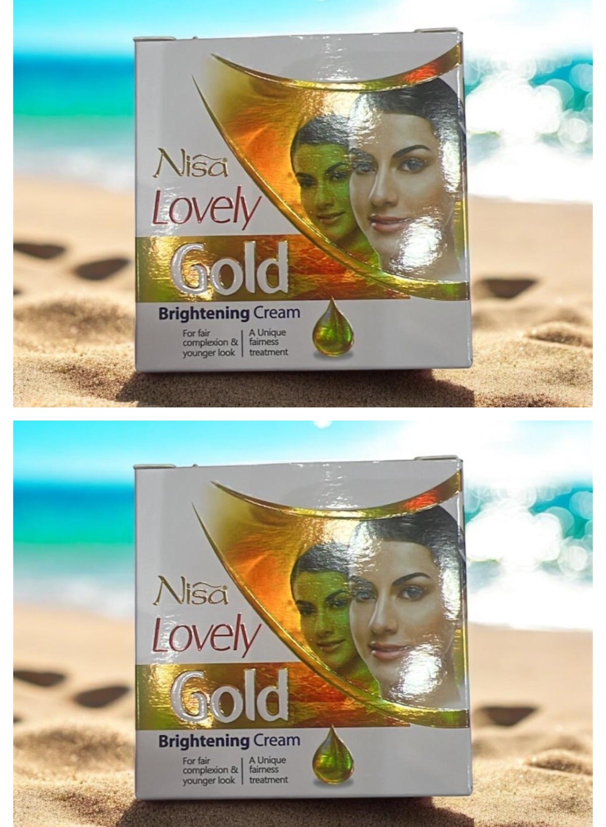 Lovely Gold Brightening Cream 2 Pcs