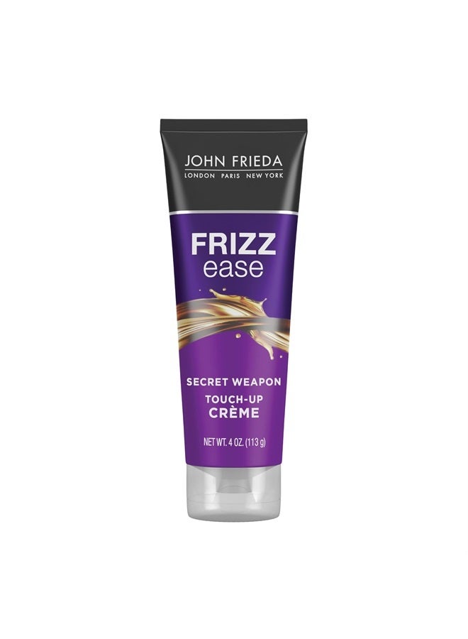 Frizz Ease Secret Weapon Anti-Frizz Styling Cream, Frizz Control Touch-Up Cr√®me with Avocado Oil, Helps to Calm and Smooth Frizz-prone Hair, 4 Ounce
