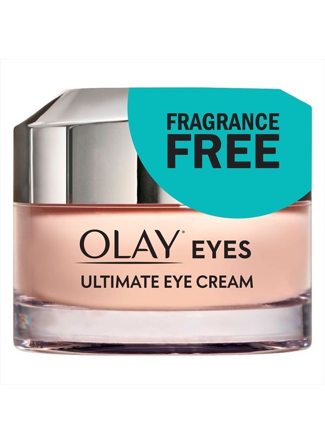 Ultimate Eye Cream for Wrinkles, Puffy Eyes + Dark Circles, 0.4oz/13ml
