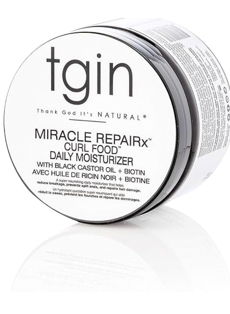 Miracle RepaiRx Curl Food Daily Moisturizer For Natural Hair Dry Hair Curly Hair 12 Oz