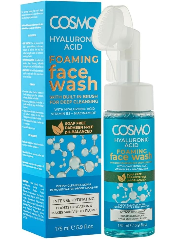 COSMO Hyaluronic Acid Foaming Face Wash 175ml