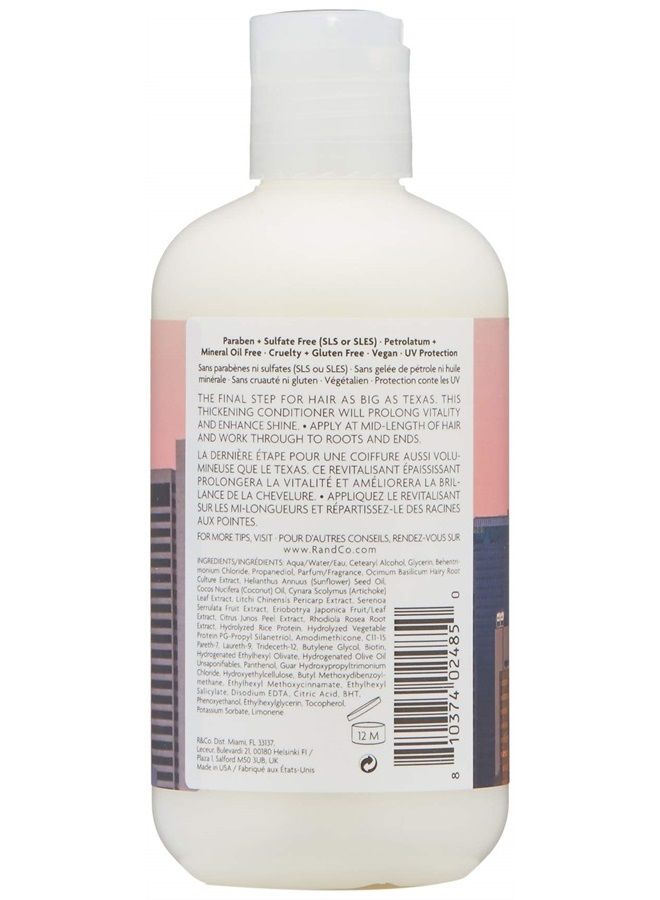 Dallas Biotin Thickening Conditioner | Weightless Hydration, Strengthens + Enhances Shine | Vegan + Cruelty-Free | 8.5 Oz