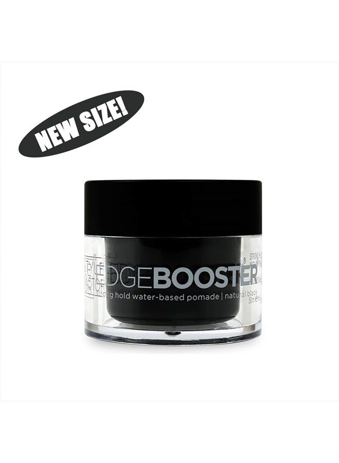 Edge Booster Hideout Hair Pomade Strong Hold Color Gel 1.7oz Natural Black (Natural Black)