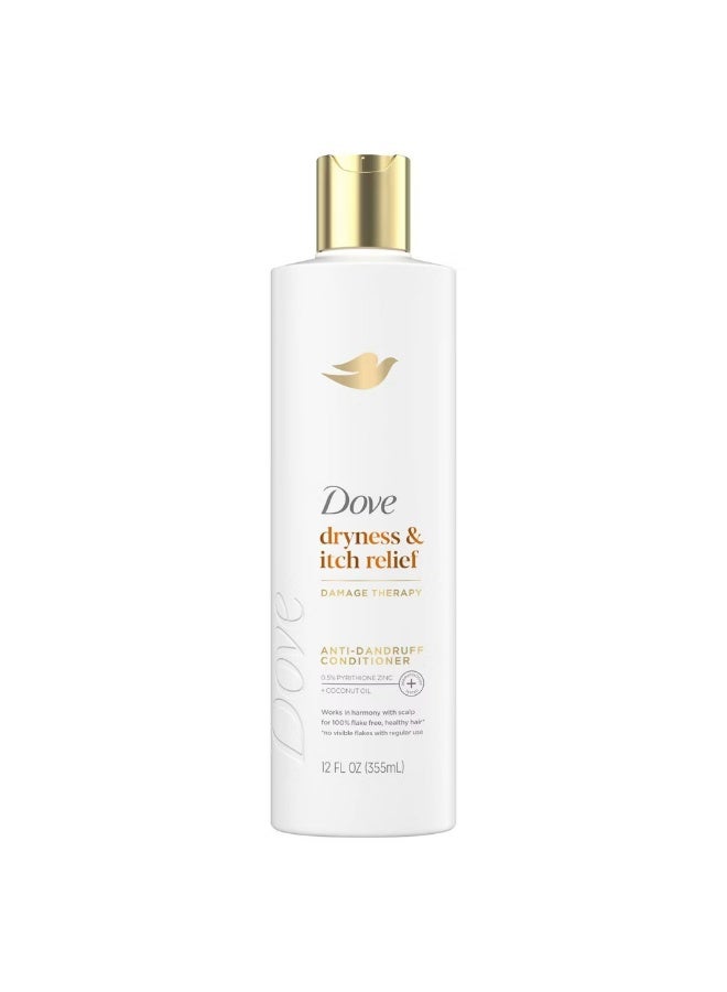 Damage Therapy Derma Conditioner for Flaky Scalp Dryness + Itch with Pyrith Anti-Dandruff Conditioner 355 ml