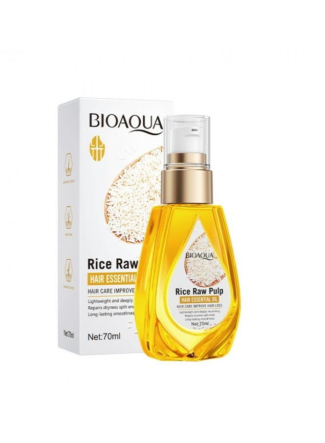 Rice Raw Pulp Hair Essential Oil 70 ML