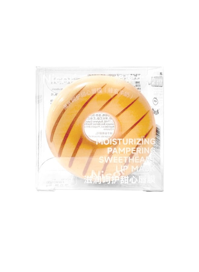 Donut lip mask lip care lightens lip lines and prevents chapped lips exfoliating lip oil moisturizing lip balm honey