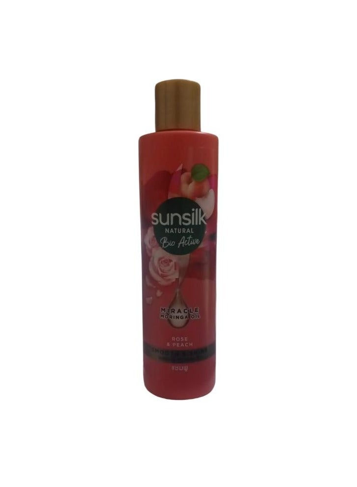 Smooth And Shine Shampoo Natural Bio Active Rose & Peach 180 ml