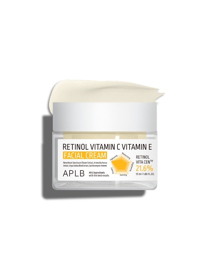 Aplb Retinol Vitamin C Vitamin E Facial Cream 55ml