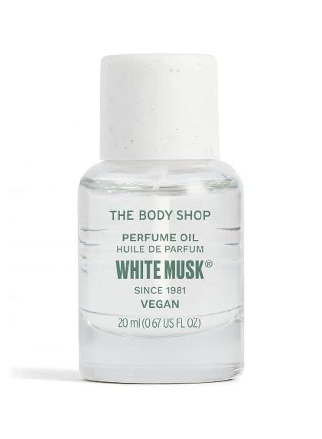 White Musk Perfume Oil – Concentrated Floral & Sensual Fragrance with Jasmine & Cruelty-Free Musk, Long-Lasting Iconic Scent, Vegan & Recyclable Bottle, 20ml