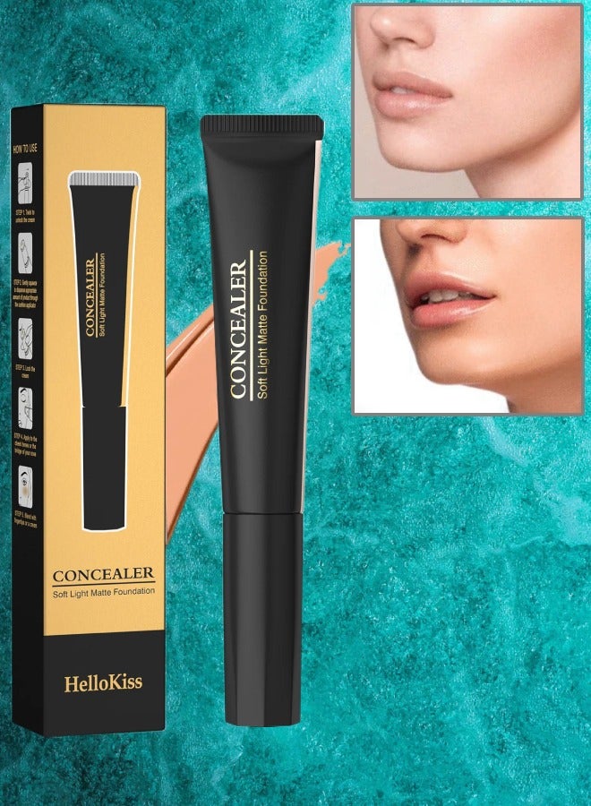Concealer Soft Light Matte Foundation Concealer Conceals Blemish and Redness Flawless Natural Coverage for Normal to Oily Skin Instant Age Rewind Eraser Dark Circles Treatment 05
