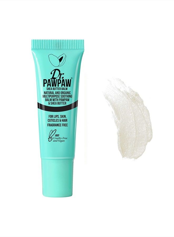 Dr. PAWPAW - Original Clear Balm, Multi-Purpose, No Fragrance Balm, For Lips, Skin, Hair, Cuticles, Nails, and Beauty Finishing (10 ml) (Shea Butter, 1 Pack)…
