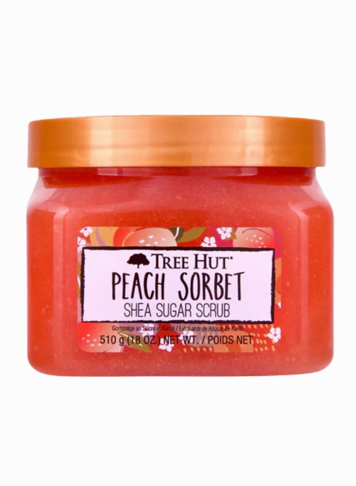 Peach Sorbet Shea Sugar Scrub 510g