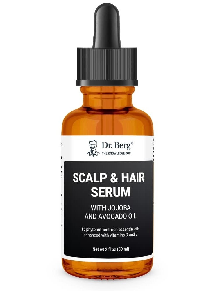 Dr. Berg’s Scalp and Hair Serum, 59 ML, Promote Silky and Strong Hair