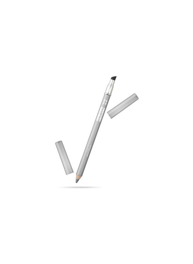 Milano Eye Pencil, 22 Pure Silver, Smooth Texture, Ophthalmologist Tested, Dual-Ended, 0.04 Oz