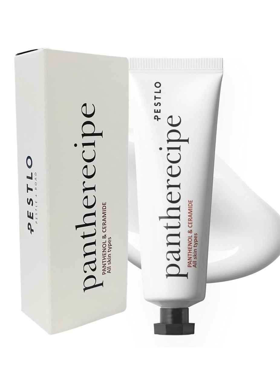 Pantherecipe Cream 1.69 fl.oz./50ml - Hydrating & Soothing with Ceramide and Panthenol - Moisturizes, Strengthens Skin Barrier, EWG Green, Lightweight, Non-Greasy, for Day & Night