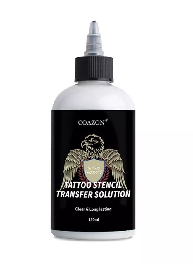 Tattoo Stencil Transfer Solution , Tattoo Hold Lock Solution , No Blood Line or Gray Line Required , Stencil Stuff Solution 150ml