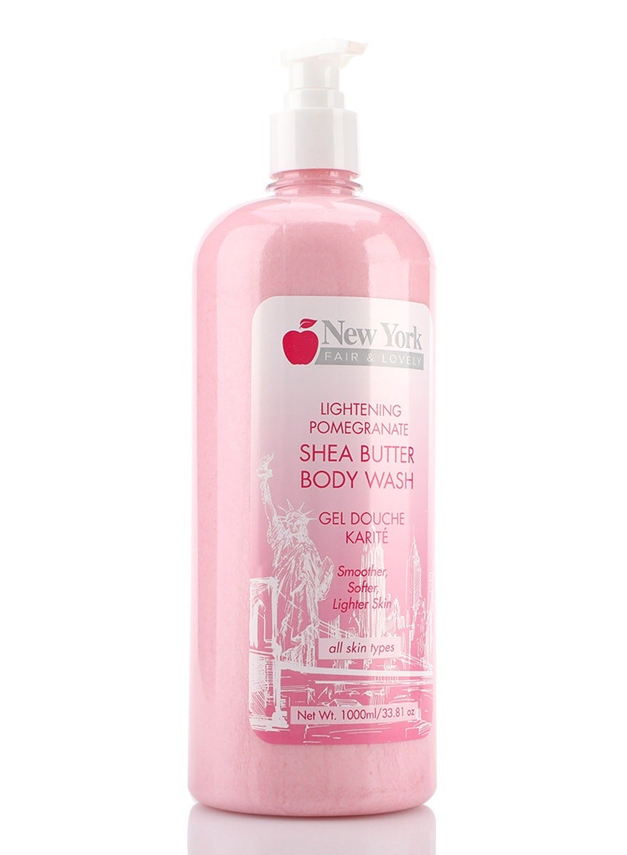 Exfoliating Pomegranate Shea Butter Body Wash 1000ml