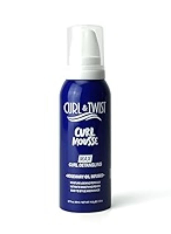 Curl Detangling Mousse 2.7fl oz 80ml Travel Size Infused with Rosemary  Olive and Castor Oil Adds Moisture Prevent Dryness Enhances Curl Definition and Manageability Lightweight