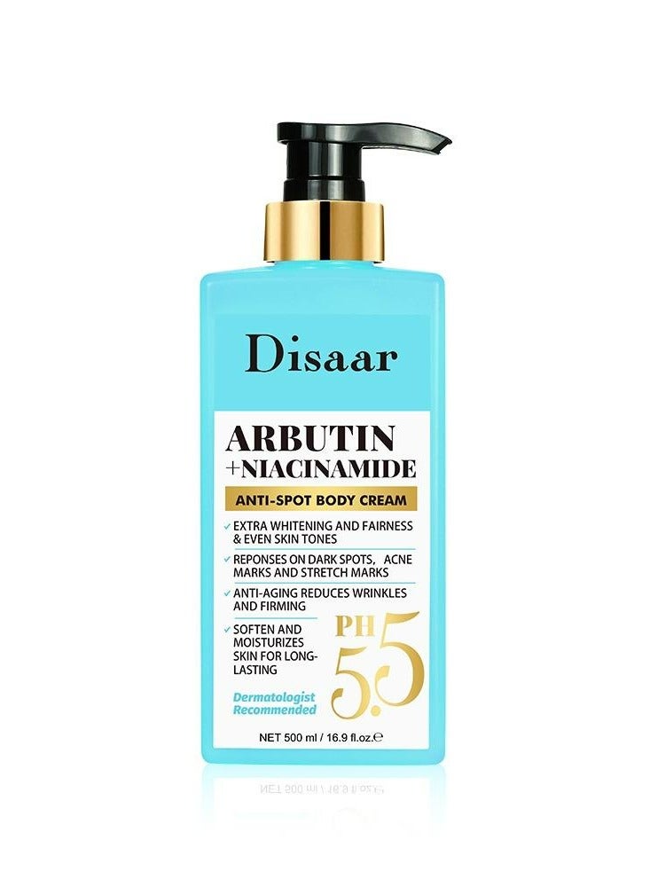 Arbutin And Niacinamide Anti Spot Body Cream 500 ML