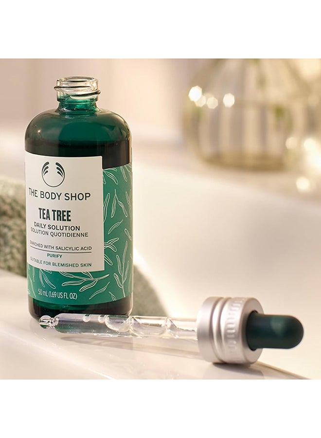 Tea Tree Daily Serum with Salicylic Acid – Lightweight Face Serum for Oily & Blemish-Prone Skin | Purifies, Smooths Rough Texture, Reduces Blemishes | Non-Sticky, Dermatologically Tested, 50ml - image 4