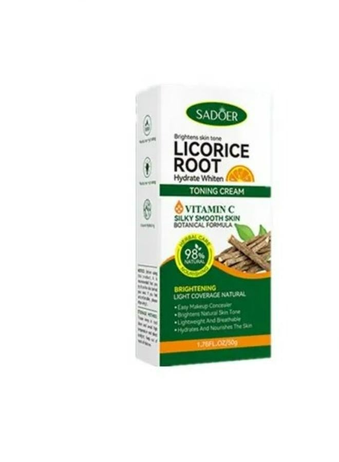 Licorice Root Hydrate Withen Toning Cream Vitamin C Whiten Soothing Rerpair 50 g