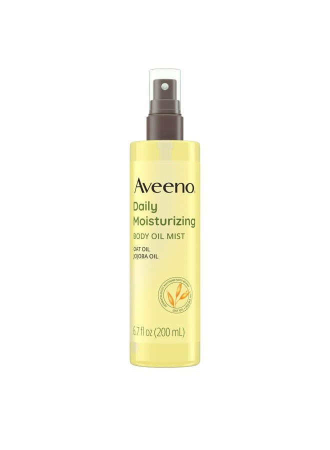 Daily Moisturizing Body Oil, Body Mist for Dry Skin with Oat Oil and Jojoba Oil, Nourishing Body Spray with a Hypoallergenic Formula, 6.7 FL OZ