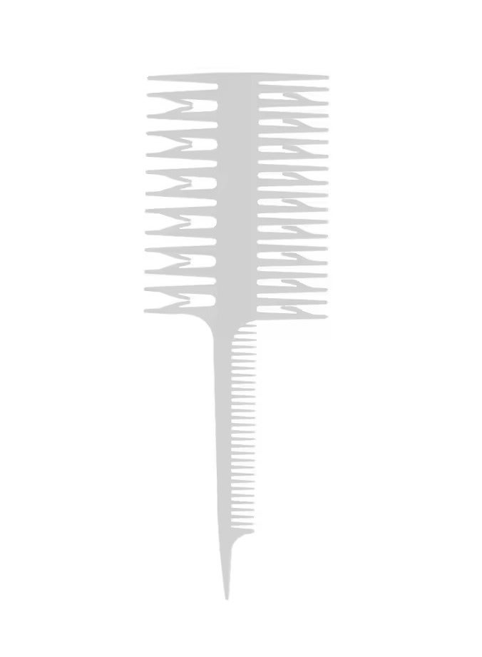 Professional Hair Comb Hair Dyeing Highlight Hair Brush Fish Wide Tooth Zone Comb Barber Hairdressing Comb Hair Styling Tool