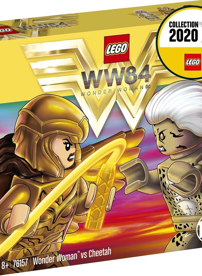 76157 DC Super Heroes Wonder Woman vs Cheetah with Max Minifigures Building Set, Collectible Toys for Kids
