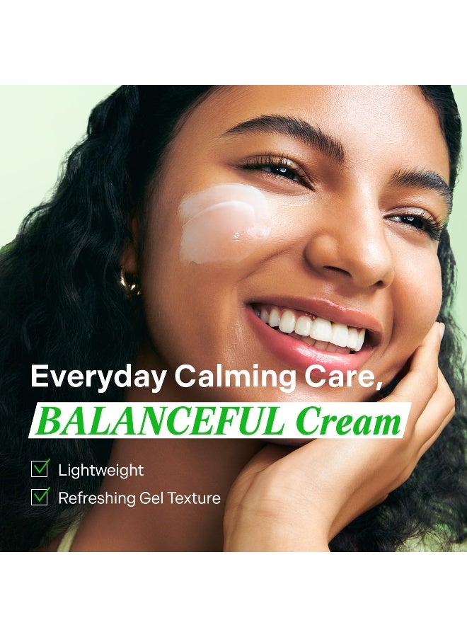 Balanceful Cream 80Ml | Soothing Cica Moisturizer For Oily & Sensitive Skin | Lightweight Gel Cream Hydration, 2.70 Fl Oz - image 3