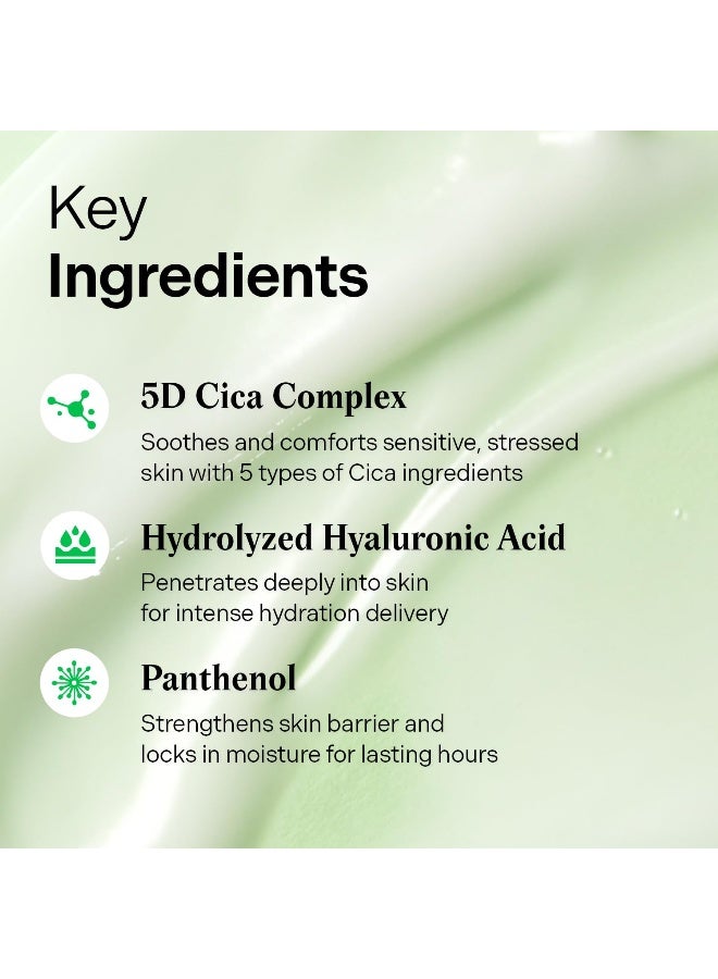 Balanceful Cream 80Ml | Soothing Cica Moisturizer For Oily & Sensitive Skin | Lightweight Gel Cream Hydration, 2.70 Fl Oz - image 4