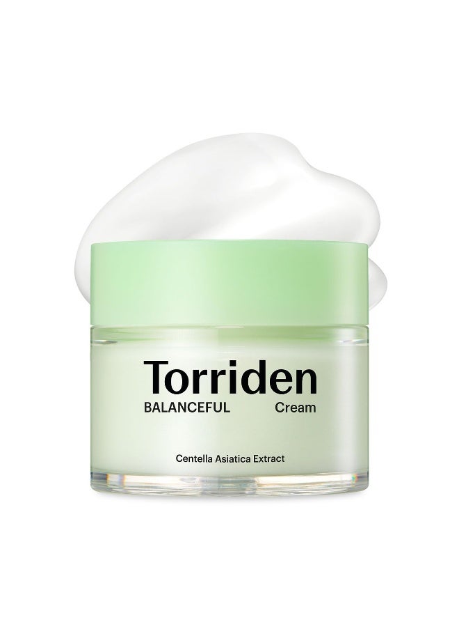Balanceful Cream 80Ml | Soothing Cica Moisturizer For Oily & Sensitive Skin | Lightweight Gel Cream Hydration, 2.70 Fl Oz