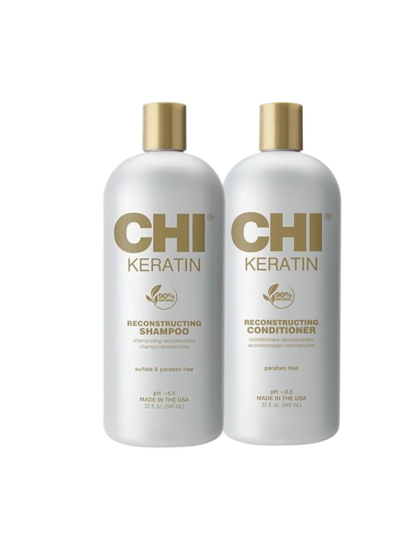 Keratin Duo Shampoo & Conditioner Set 32 Oz