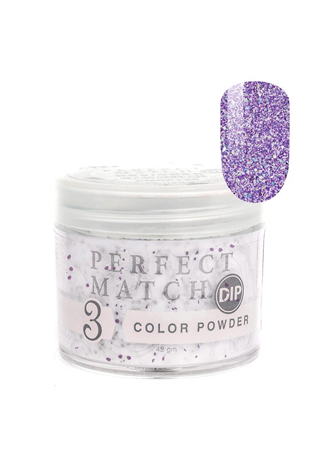 Nail Dipping Powder Violet Vixen 42g, Dip Acrylic Powder Nail Art Manicure System by Perfect Match PMDP136
