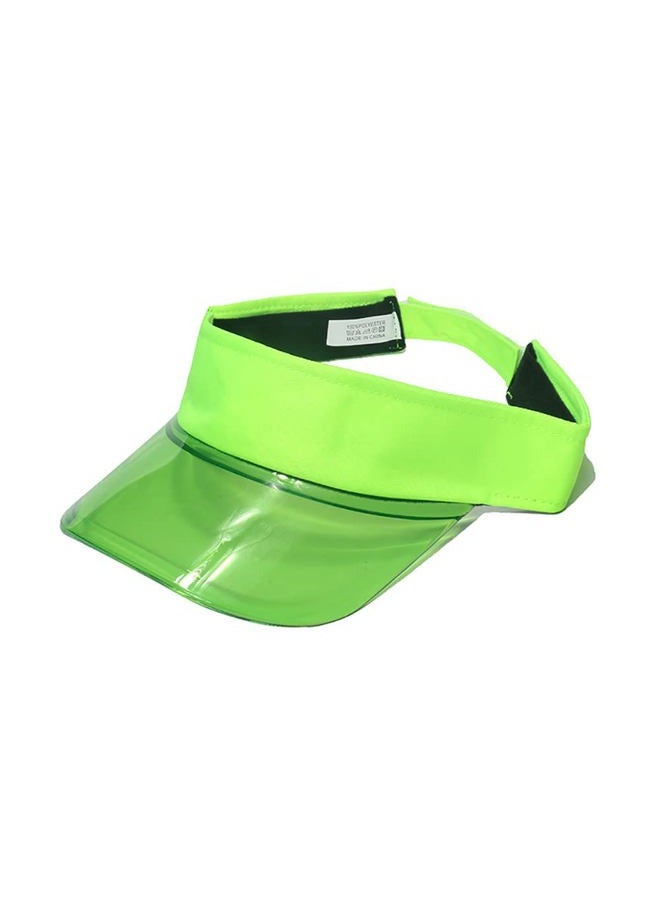 Womens Sun Visor with Transparent Brim Empty Top Tourist Visor Caps Adjustable Sunhat