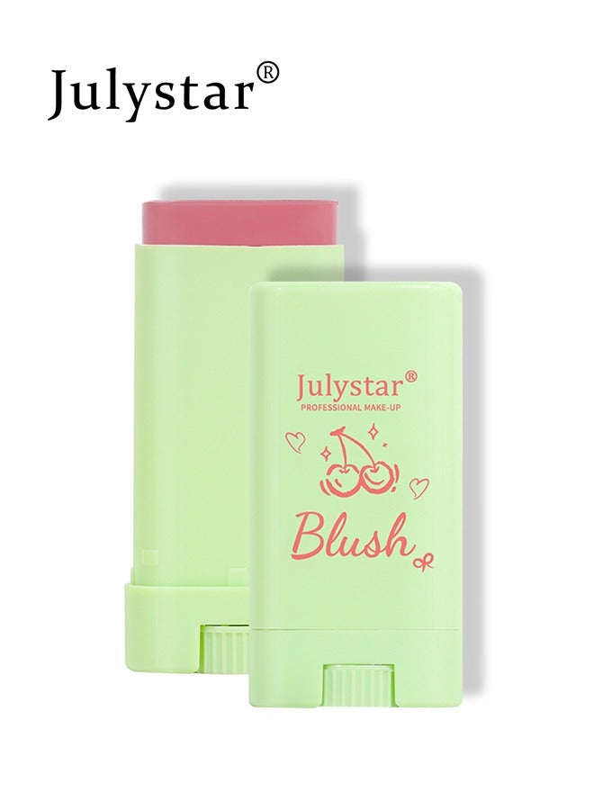 Blush Stick-  Waterproof Blush Makeup, Long Lasting 3 In 1 Cheek Blush & Lip Tint & Eye Shadow Makeup Stick, Cream Blush Makeup for All Skin Tones #01