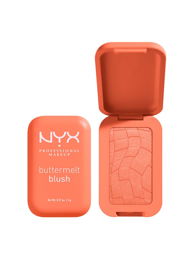 Buttermelt Blush, Powder Blush, Up To 12 H Wear, Fade & Transfer Resistant, Sooner The Butta