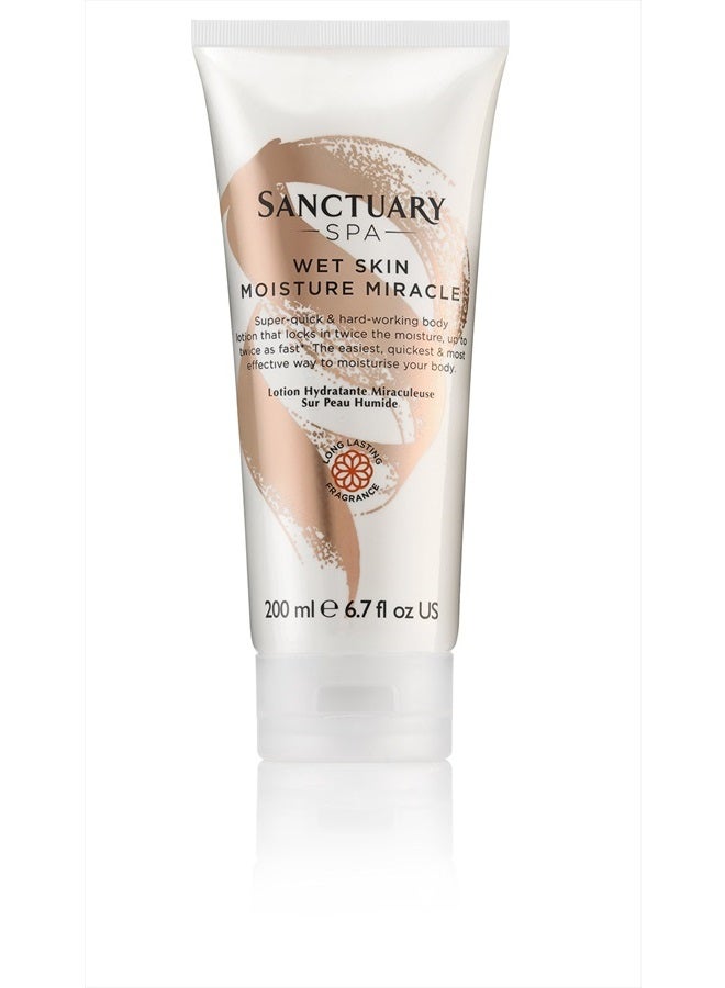 Sanctuary Spa Wet Skin Moisture Miracle Body Lotion 200ml