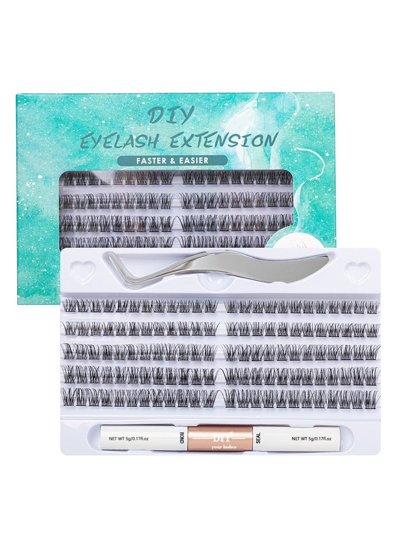 120 Root Cluster False Lashes Individual Eyelashes DIY Eyelash Extension Fake Lashes Natural Look Reusable Lashes